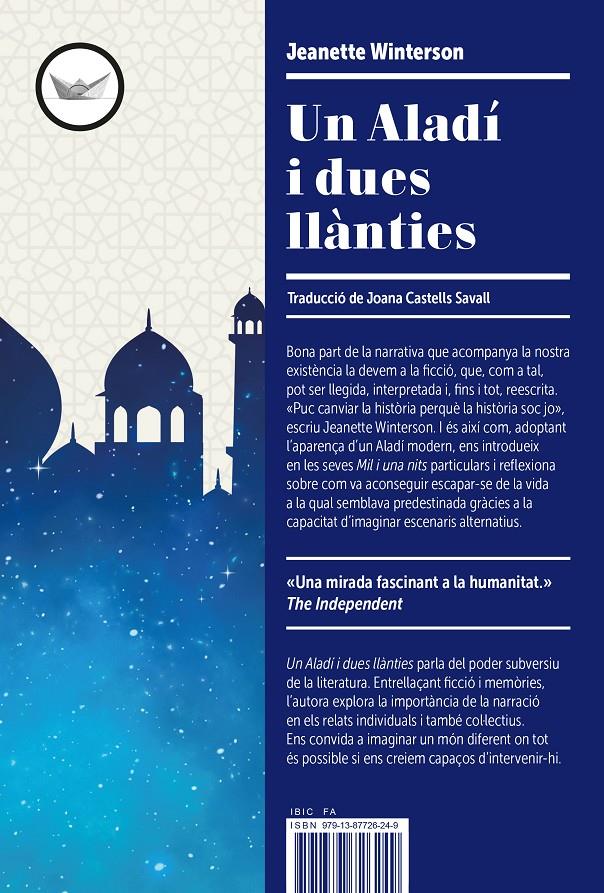 UN ALADÍ I DUES LLÀNTIES | 9791387726249 | WINTERSON, JEANETTE