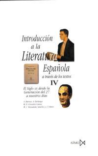 INTRODUCCION A LA LIT ESP A TRAVES DE SUS TEXTOS  4 | 9788470901133