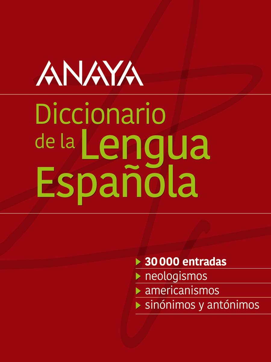 DICCIONARIO ANAYA DE LA LENGUA ESPAÑOLA | 9788499743073 | VOX EDITORIAL