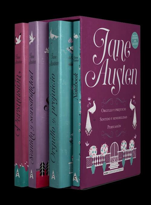 ESTUCHE - JANE AUSTEN: MEJORES TÍTULOS + NOTEBOOK | 9788418008269 | AUSTEN, JANE