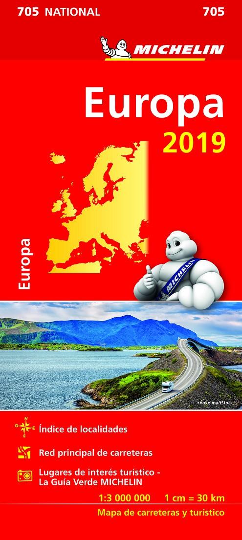 MAPA NATIONAL EUROPA 2019 | 9782067236325 | VARIOS AUTORES