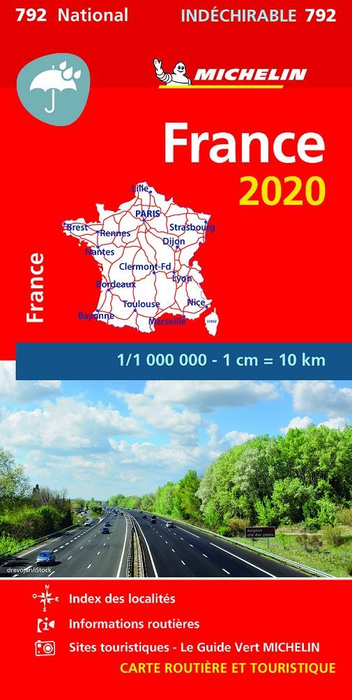 MAPA NATIONAL FRANCE 2020  "ALTA RESISTENCIA" | 9782067242845 | VARIOS AUTORES