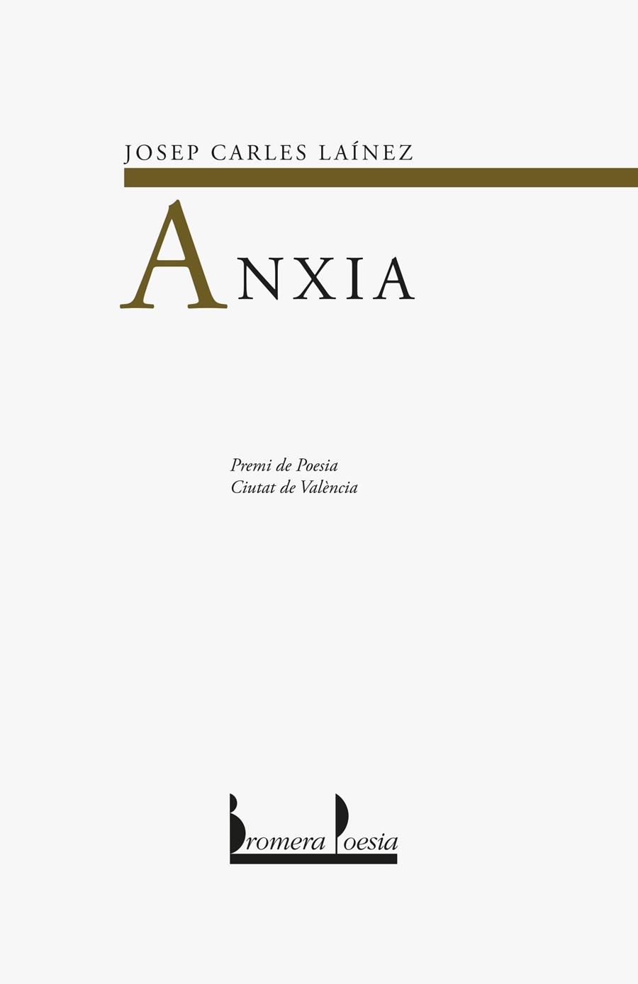ANXIA | 9788476606131 | LIANEZ, JOSEP CARLES