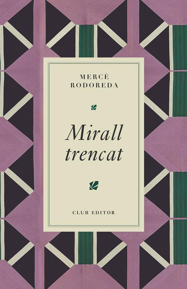 MIRALL TRENCAT | 9788473295024 | RODOREDA, MERCÈ