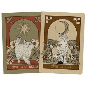 PACK 2 CUADERNOS COSIDOS TAROT GATOS | 8432715178507 | AGUSTI, LAURA