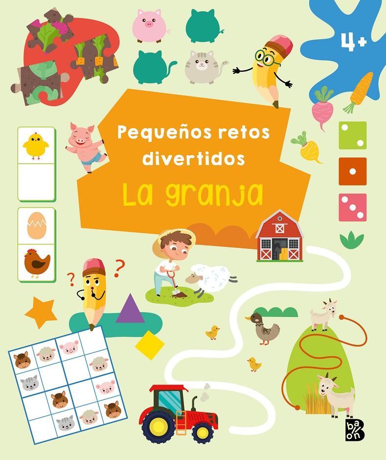 PEQUEÑOS RETOS DIVERTIDOS-LA GRANJA | 9789403244570 | BALLON