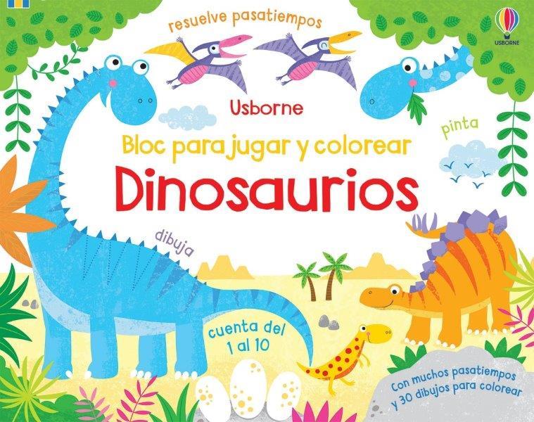 DINOSAURIOS BLOC PARA JUGAR Y COLOREAR | 9781474988117 | ROBSON KIRSTEEN