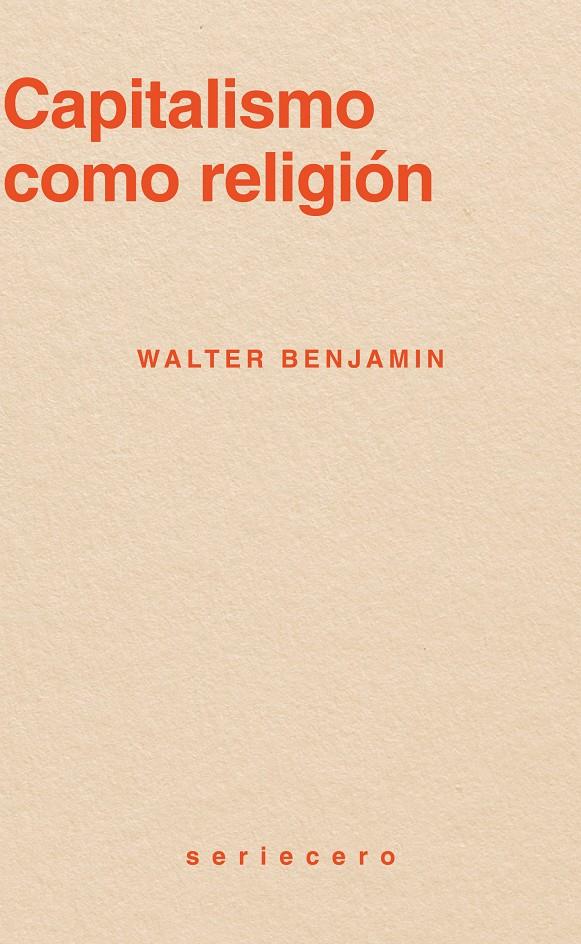 CAPITALISMO COMO RELIGIÓN | 9791399152135 | BENJAMIN, WALTER