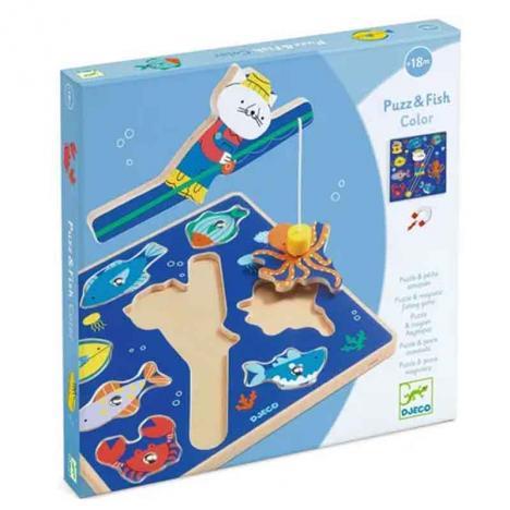 DJECO PUZZ &FISH COLOR | 3070900010802