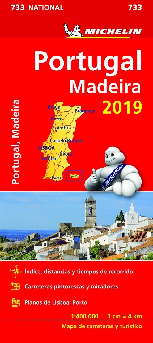 PORTUGAL, MADEIRA MAPA NATIONAL 2019 | 9782067236639 | VARIOS AUTORES