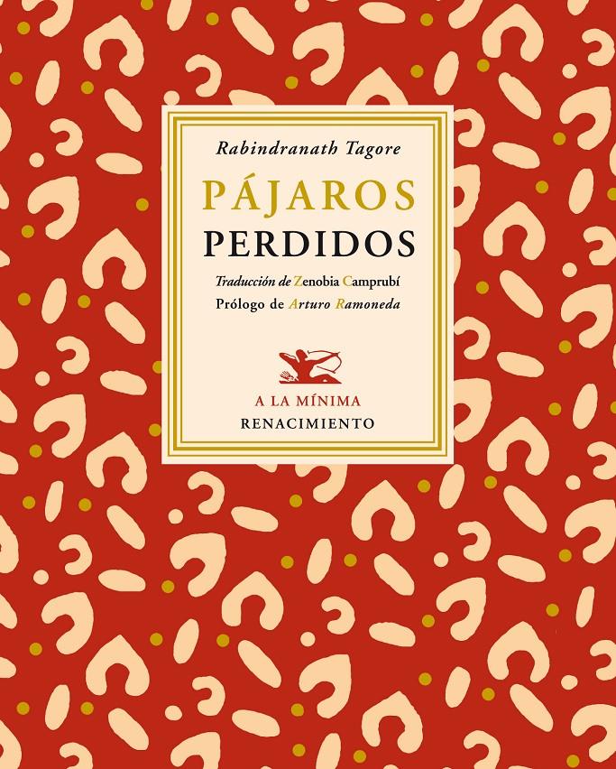 PÁJAROS PERDIDOS | 9788484726388 | TAGORE, RABINDRANATH