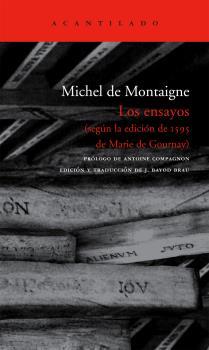 LOS ENSAYOS (SEGUN LA EDICION DE 1595 DE MARIE DE GOURNAY) | 9788496834170 | MONTAIGNE, MICHEL DE