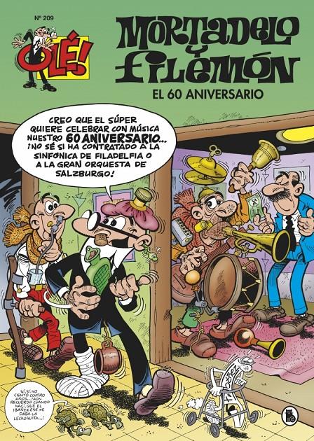 MORTADELO Y FILEMÓN. EL 60 ANIVERSARIO (OLÉ! MORTADELO 209) | 9788402421661 | IBÁÑEZ, FRANCISCO