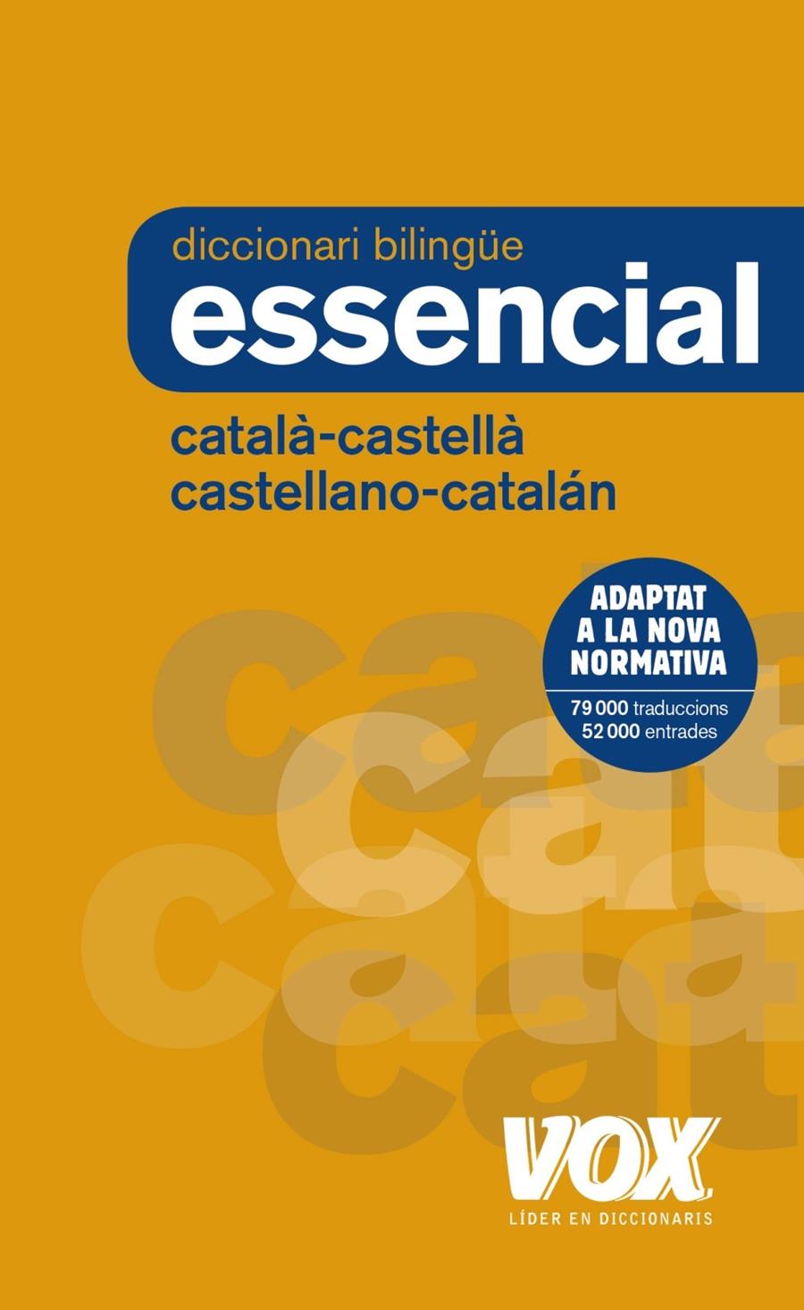 DICCIONARI ESSENCIAL CASTELLANO-CATALáN / CATALà-CASTELLà | 9788499742717 | VOX EDITORIAL