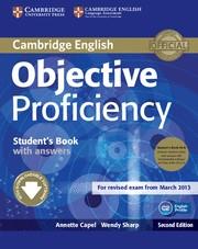 OBJECTIVE PROFICIENCY STUDENT'S BOOK PACK (STUDENT'S BOOK WITH ANSWERS WITH DOWN | 9781107633681 | CAPEL, ANNETTE/SHARP, WENDY