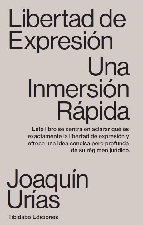 LIBERTAD DE EXPRESIÓN. | 9788491179962 | URÍAS, JOAQUÍN