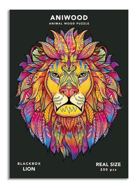 ANIWOOD: ANIMAL WOOD PUZZLE LION (L) | 0726367923164