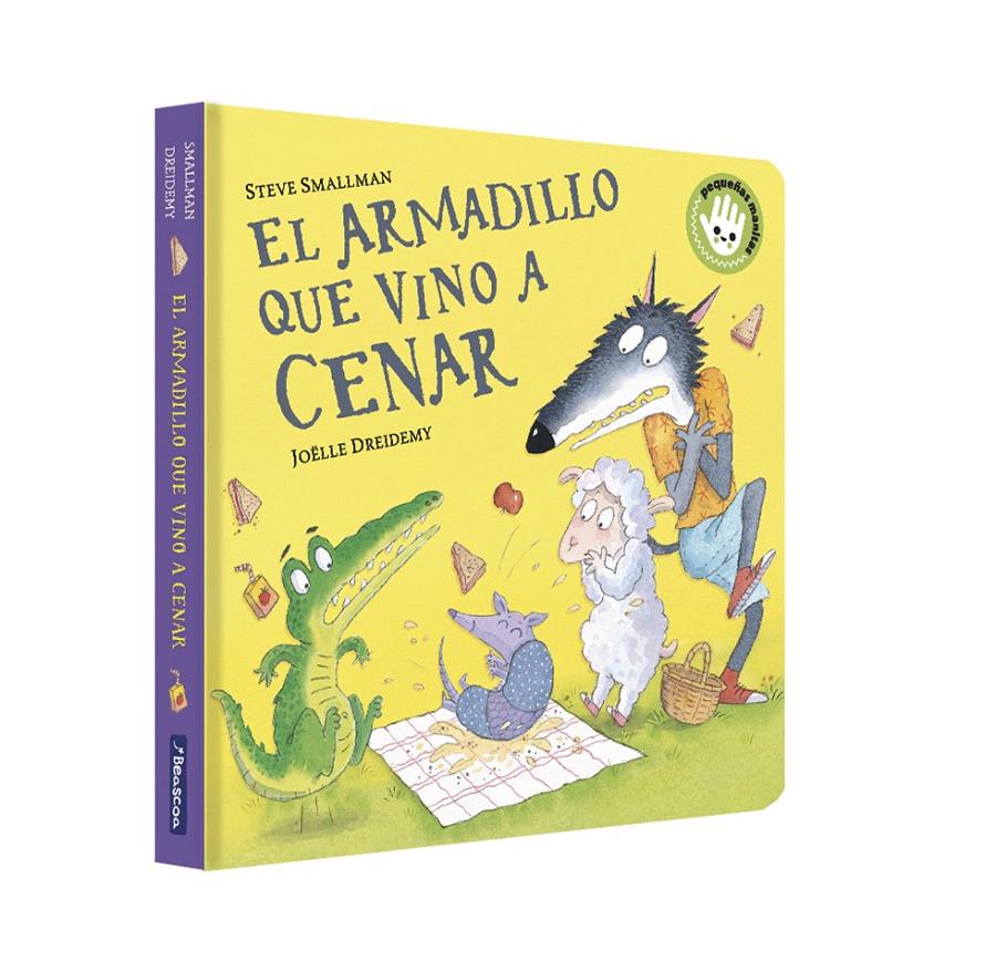 EL ARMADILLO QUE VINO A CENAR (LA OVEJITA QUE VINO A CENAR. LIBRO DE CARTÓN) | 9788448867959 | SMALLMAN, STEVE