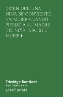 ¿KRIK?¡KRAK! | 9788412501056 | DANTICAT, EDWIDGE