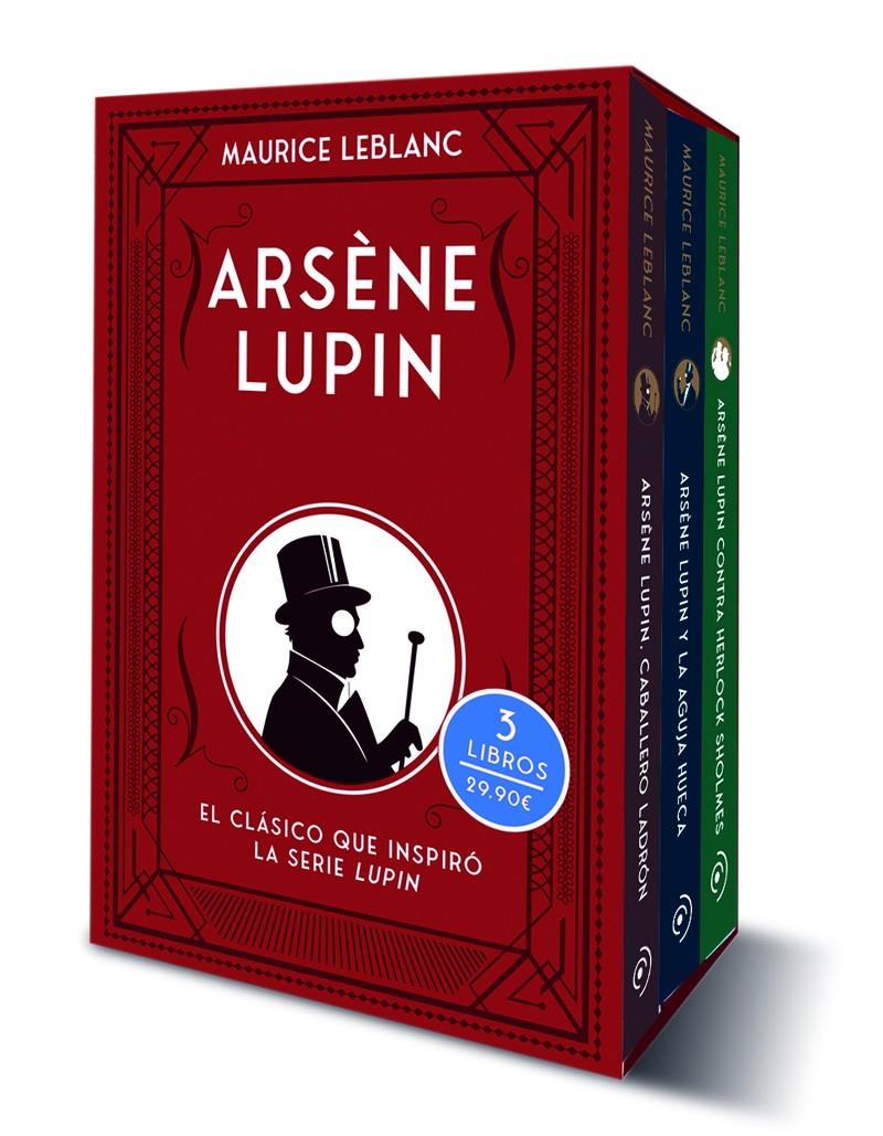 ESTUCHE COLECCION ARSENE LUPIN | 9788419004628 | MAURICE LEBLANC 