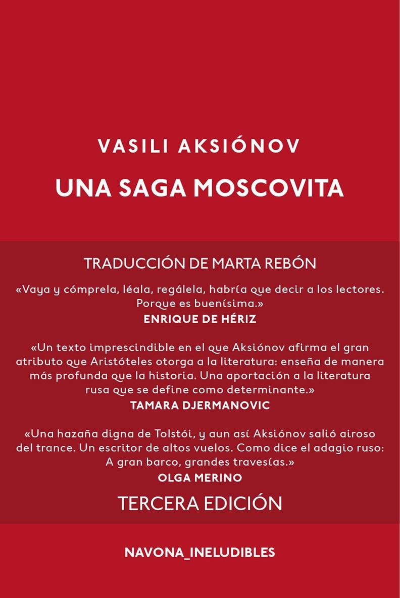 SAGA MOSCOVITA | 9788416259311 | VASILI AKSIONOV