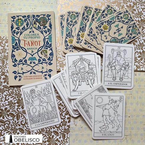 COLOREA TU PROPIO TAROT + CARTAS | 9788411723251 | ANÓNIMO