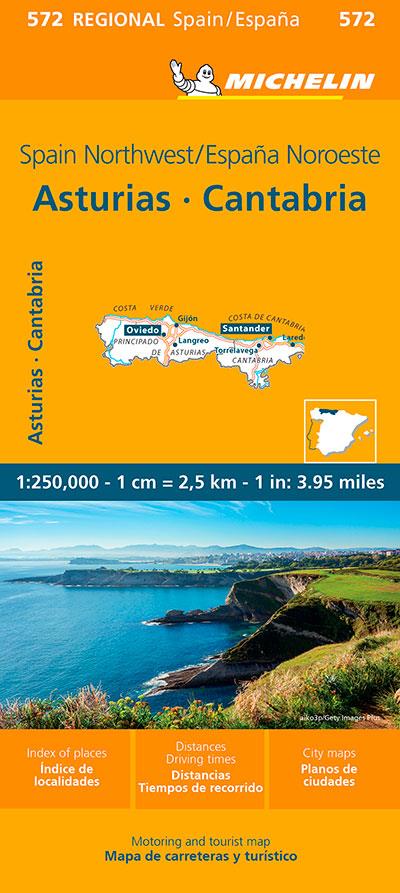 MAPA REGIONAL ASTURIAS, CANTABRIA 11572 | 9782067263017