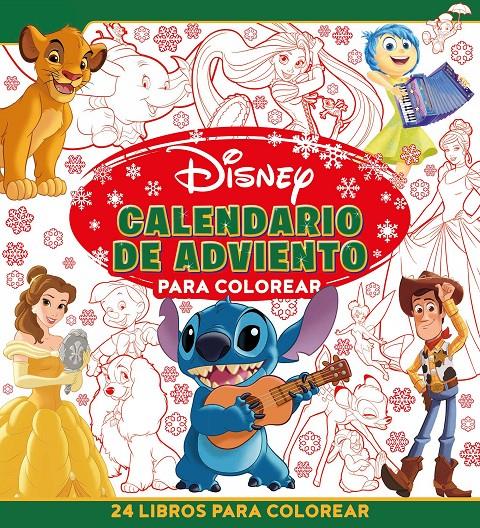 DISNEY. CALENDARIO DE ADVIENTO PARA COLOREAR | 9788410029729 | DISNEY