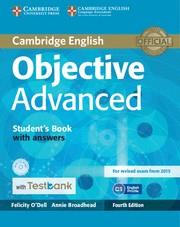 OBJECTIVE ADVANCED STUDENT'S BOOK WITH ANSWERS WITH CD-ROM WITH TESTBANK 4TH EDI | 9781107542358 | O'DELL,FELICITY/BROADHEAD,ANNIE