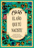 1956 EL AÑO QUE TU NACISTE | 9788488907936 | COLLADO BASCOMPTE, ROSA