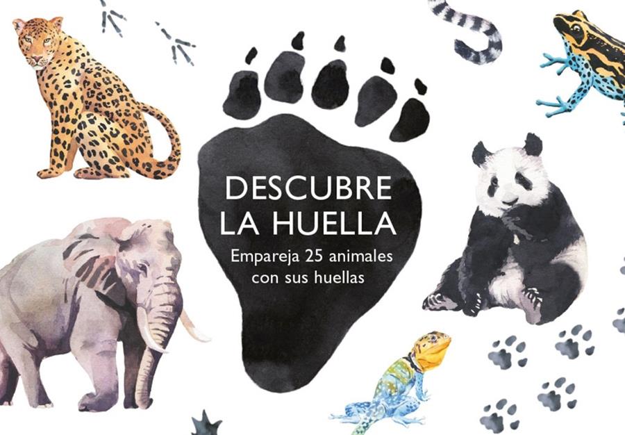 DESCUBRE LA HUELLA. EMPAREJA 25 ANIMALES CON SUS HUELLAS | 8425402274767 | MARCEL GEORGE
