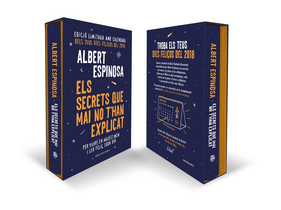ELS SECRETS QUE MAI NO T'HAN EXPLICAT. EDICIÓ ESPECIAL AMB CALENDARI 2018,  | 9788416930197 | ALBERT ESPINOSA