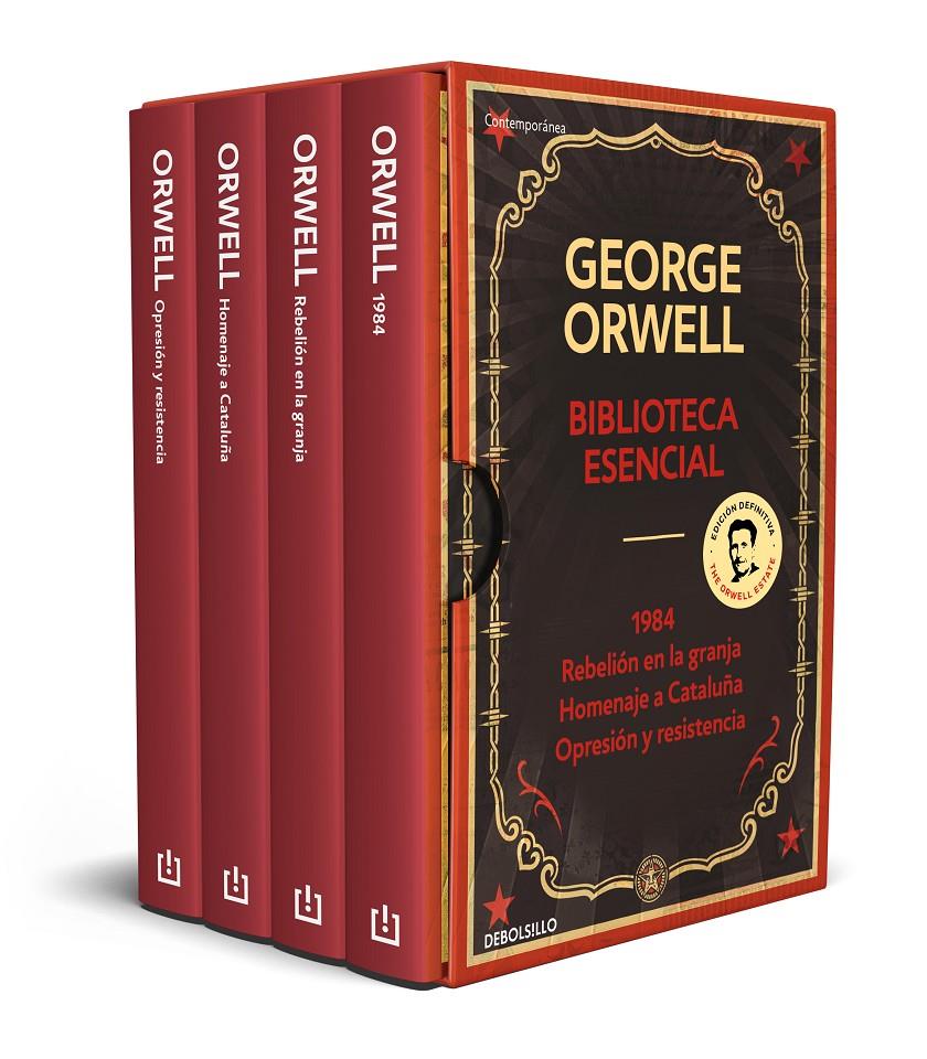 BIBLIOTECA ESENCIAL GEORGE ORWELL (1984 | REBELIÓN EN LA GRANJA | HOMENAJE A CATALUÑA | 9788466357777 | ORWELL, GEORGE