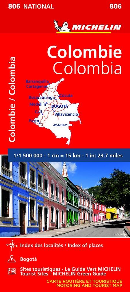 MAPA NATIONAL COLOMBIA 2020 | 9782067242609 | VARIOS AUTORES
