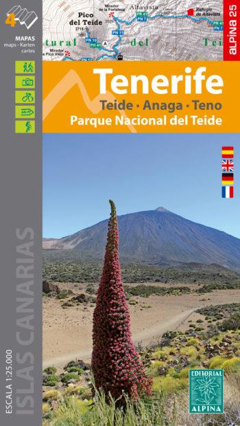 TENERIFE. TEIDE-ANAGA-TENO. PARQUE NACIONAL DEL TEIDE  | 9788480908092 | 1:25.000 [4 MAPES]-ALPINA