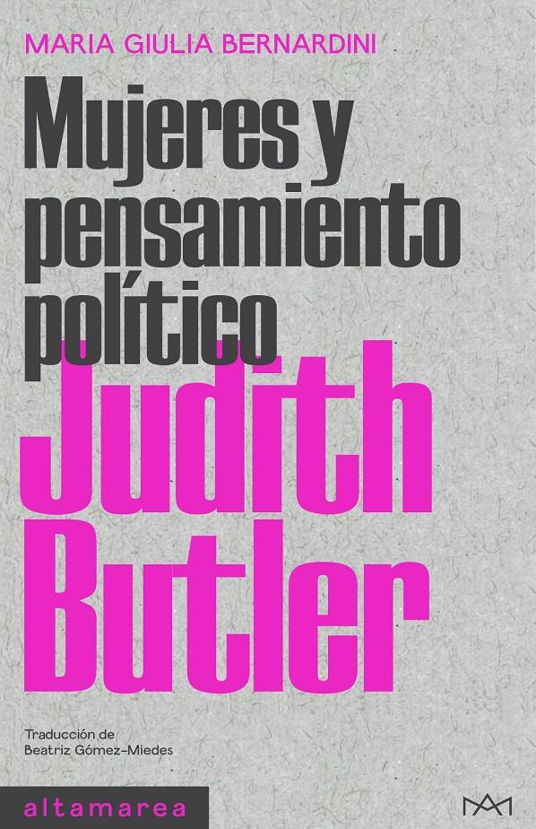JUDITH BUTLER | 9788418481819 | BERNARDINI, MARIA GIULIA