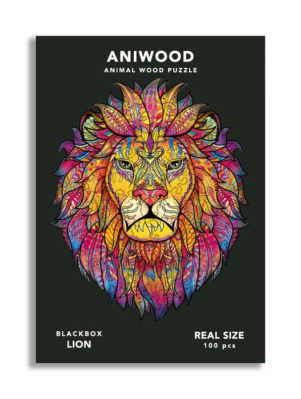 ANIWOOD: ANIMAL WOOD PUZZLE. LION (S) | 0726367923188