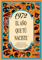 1972 EL AÑO QUE TU NACISTE | 9788489589209 | COLLADO BASCOMPTE, ROSA