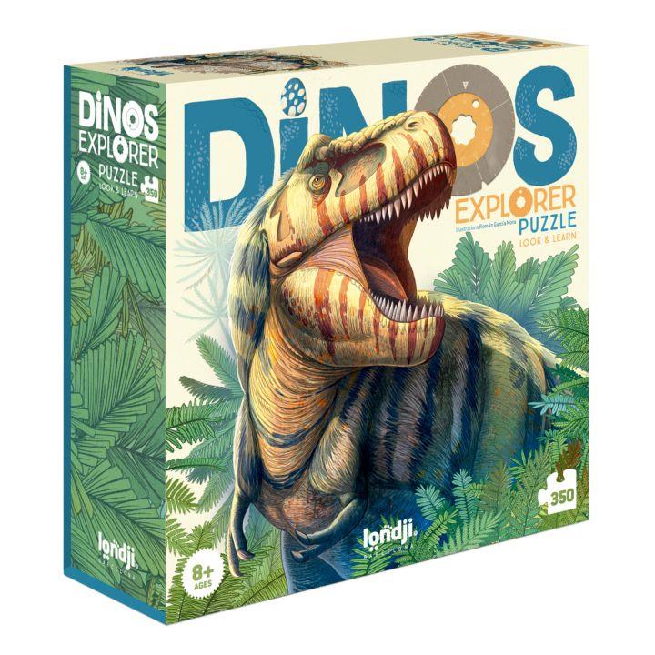 DINOS EXPLORER PUZZLE LOOK&LEARN | 8436580425230