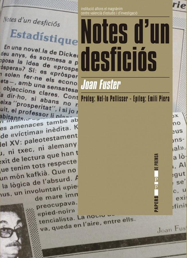 NOTES D'UN DESFICIÓS | 9788478227112 | FUSTER ORTELLS (1922-1999), JOAN