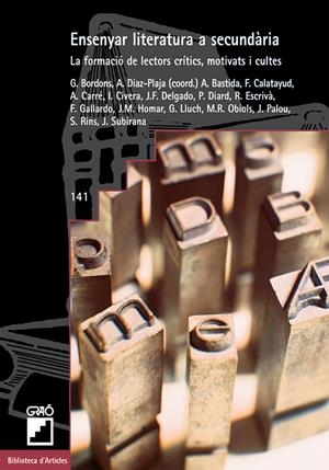 ENSENYAR LITERATURA A SECUNDARIA | 9788478273492