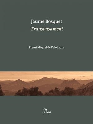 TRANSVASAMENT | 9788475884752 |  BOSQUET, JAUME