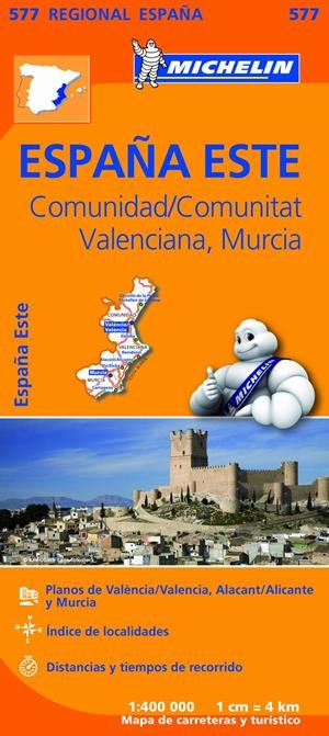 MAPA REGIONAL COMUNIDAD VALENCIANA, MURCIA | 9782067184404 | VARIOS AUTORES