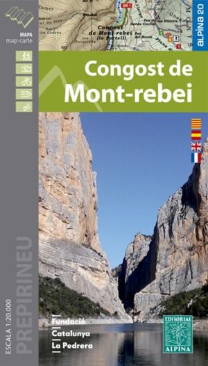 CONGOST DE MONT-REBEI. 1:20.000 -ALPINA | 9788480908115 | 1:20.000 -ALPINA