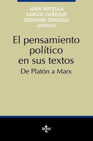 PENSAMIENTO POLITICO EN SUS TEXTOS | 9788430925223 | BOTELLA,JUAN