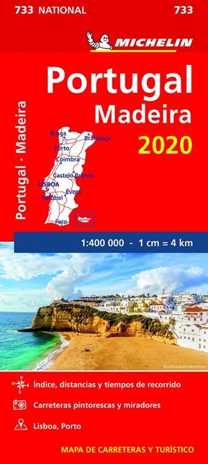 MAPA NATIONAL PORTUGAL, MADEIRA 2020 | 9782067243958 | VARIOS AUTORES