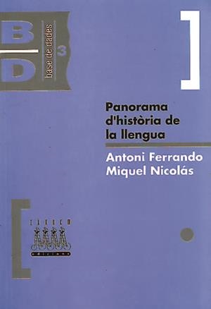 PANORAMA D'HISTORIA DE LA LLENGUA | 9788481310382 | FERRANDO, ANTONI