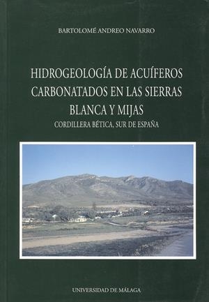 HIDROGEOLOGIA DE ACUIFEROS CARBONATOS EN LAS SIERR | 9788474966084