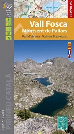 VALL FOSCA.  MONTSENT DE PALLARS- VALL D'ÀSSUA-VALL DE MANYANET | 9788480908344 | 1:25.000-ALPINA