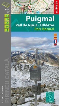 PUIGMAL. VALL DE NURIA- ULLDETER  | 9788480908467 | 1:25.000 ALPINA